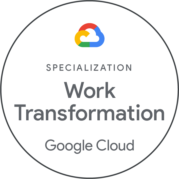 Google Cloud Work Transformation Specialization badge